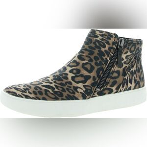 Leopard Print High Top Sneaker Women's Nauralizer Miranda Ankle/Bootie Size 6